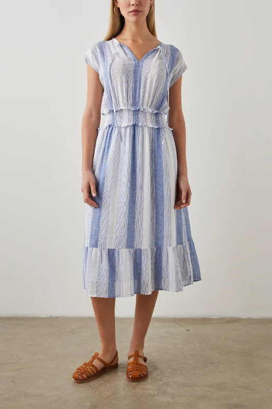 ASHLYN DRESS - NEVIS STRIPE