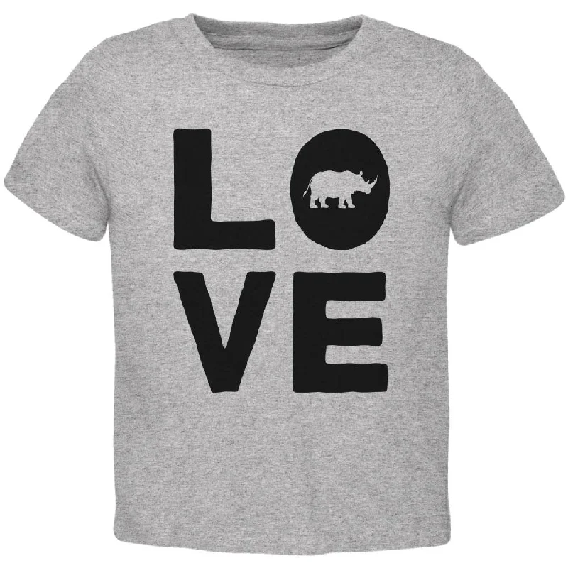 Rhino Love Toddler T ShirtPunk T-Shirts