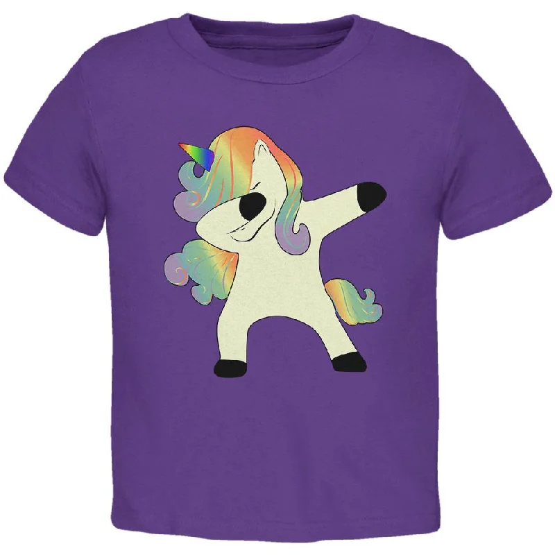 Dabbing Unicorn Toddler T ShirtSheer T-Shirts