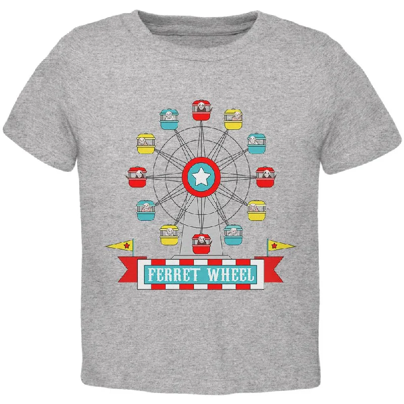 Ferris Wheel Ferret Pun Toddler T ShirtLimited Edition T-Shirts