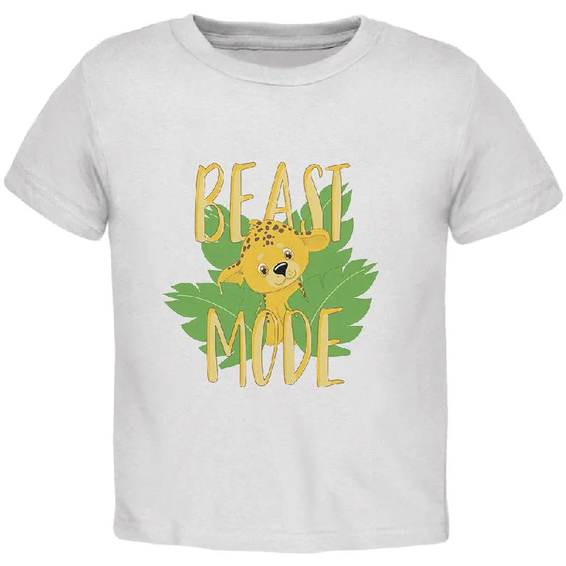 Beast Mode Cute Cheetah Cub Toddler T ShirtStudded T-Shirts