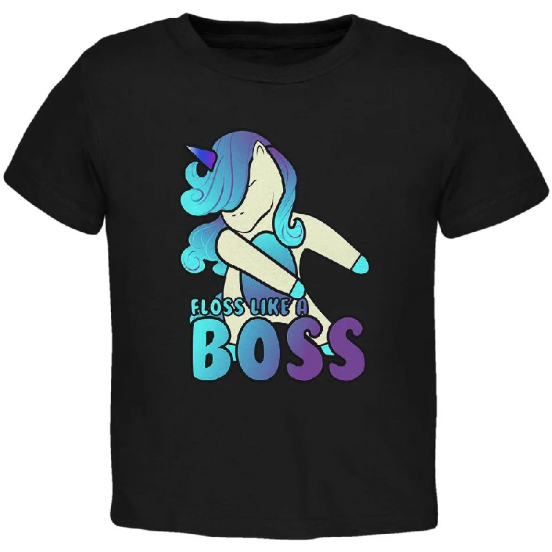 Floss Like A Boss Flossing Unicorn Dance Toddler T ShirtArtist T-Shirts