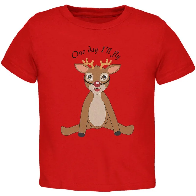 Christmas Baby Deer Fawn Toddler T ShirtSequined T-Shirts