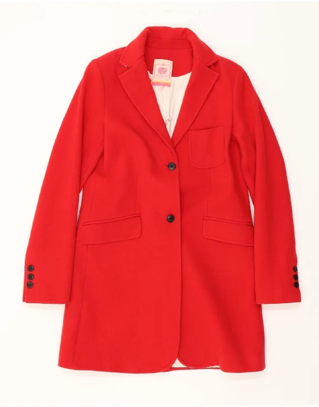 Urban OvercoatsVILAGALLO Womens Overcoat IT 40 Small Red