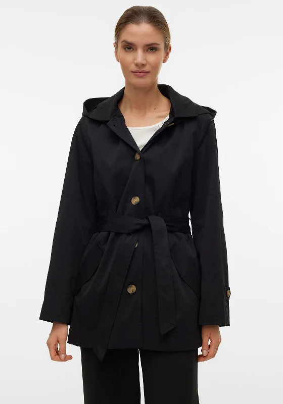 Vero Moda Chelsea Trench Coat, Black