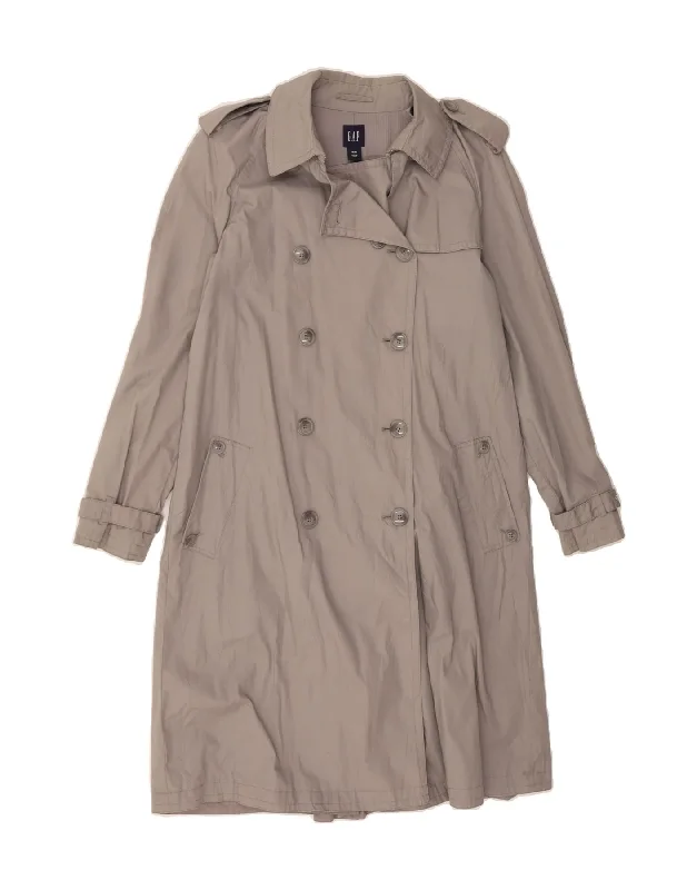 GAP Womens Trench Coat UK 14 Medium Grey