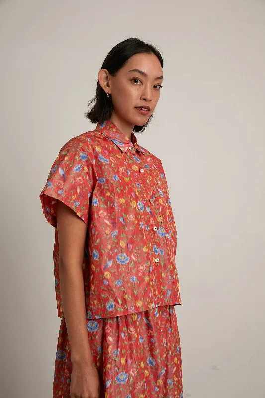 Down fillingCorso Buttondown - Red Flower