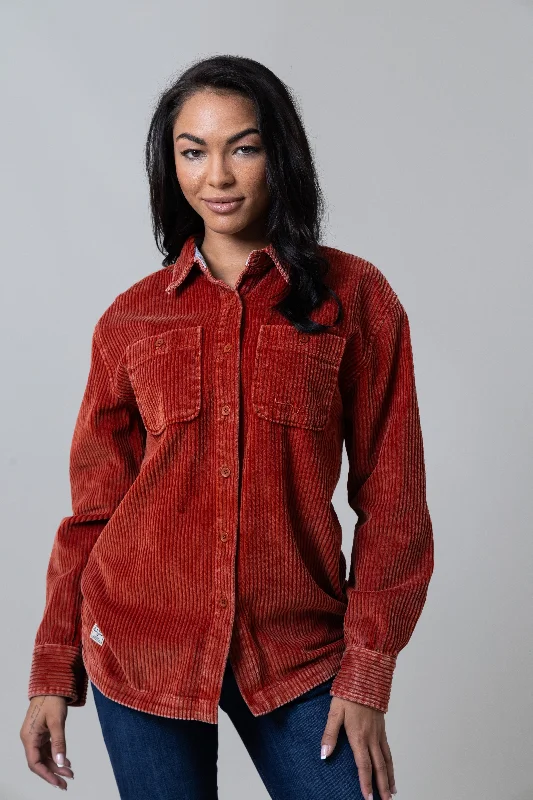 Down jacket with backpackWomen's Kimes Ranch Luna Cord Button Down