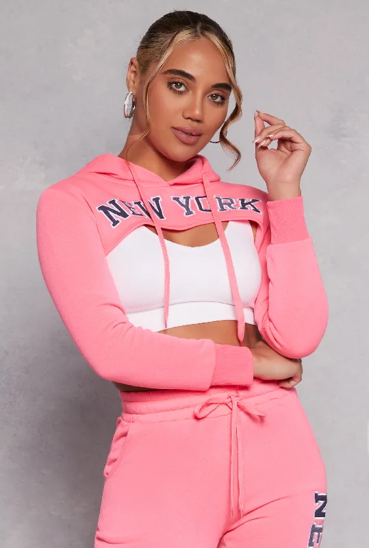 Hiking HoodiesNew York Hooded Shrug