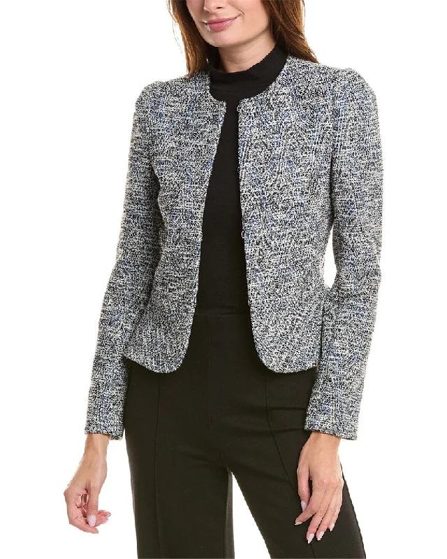 Elie Tahari The Charise Tweed JacketHemp Jackets