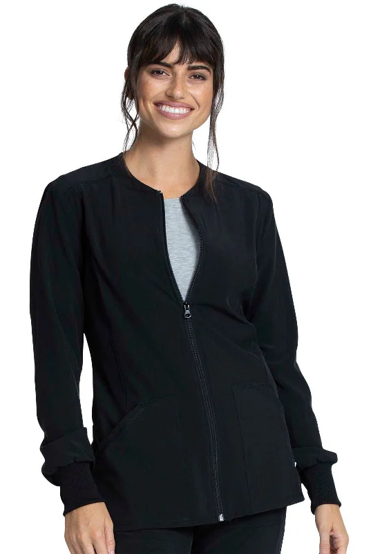 Cherokee Allura Zip Front Scrub JacketRainproof Jackets