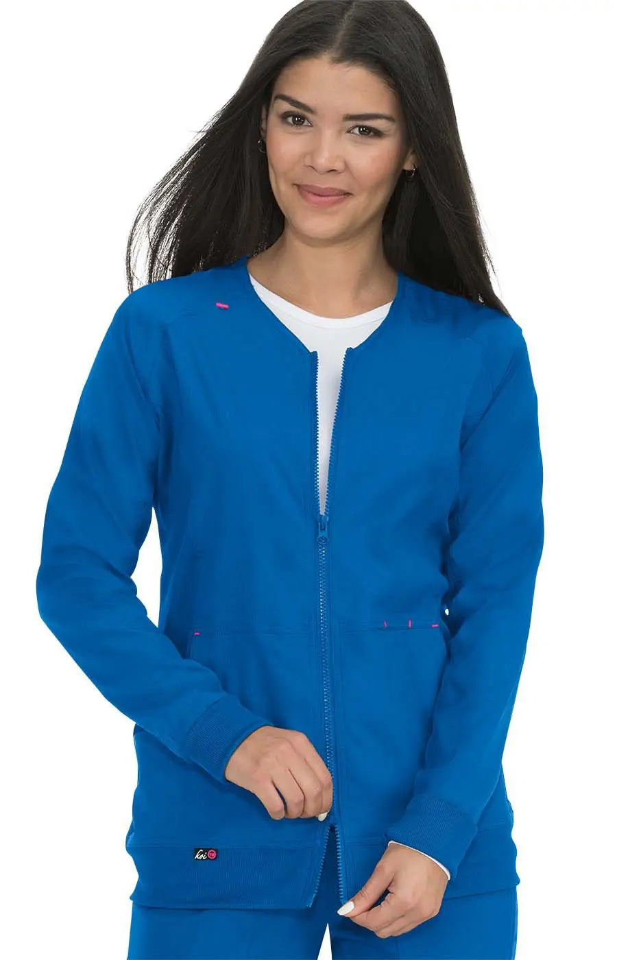 Koi Women's Clarity Jacket - Royal BluePocketed Jackets