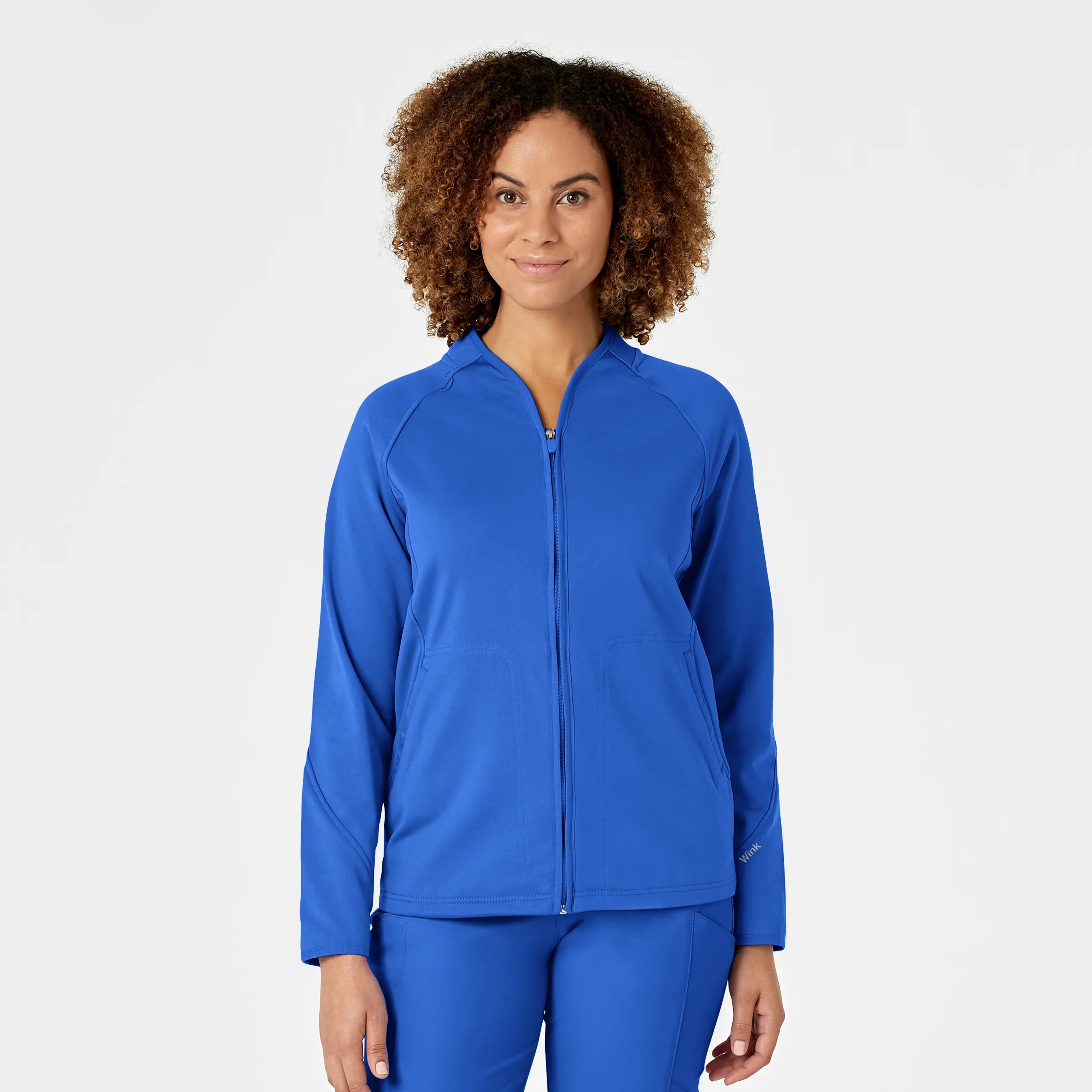 Wink Women's Fleece Full Zip Jacket - Royal BlueSkateboard Jackets