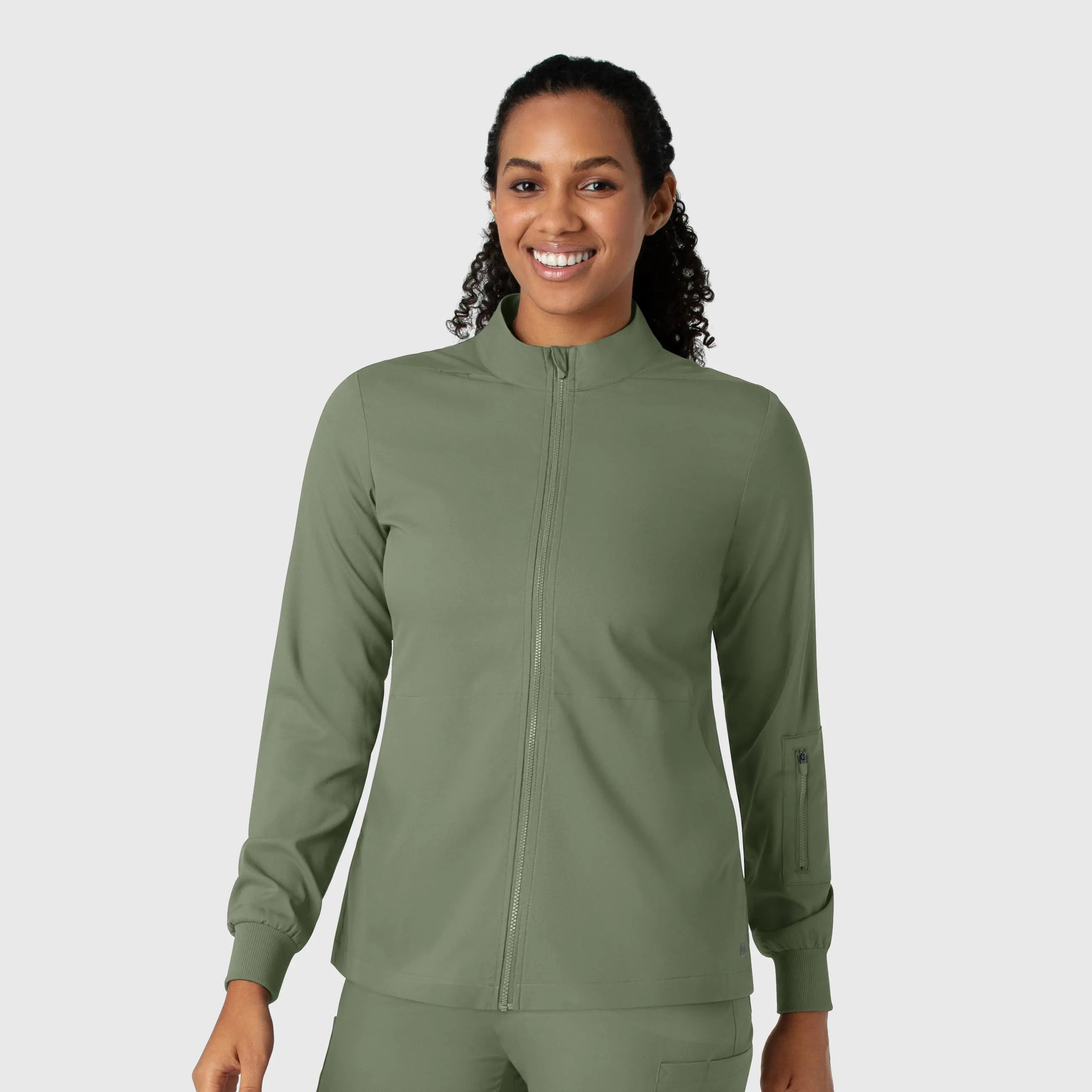 Wink Women's Warm Up Jacket - SageWaterproof Jackets