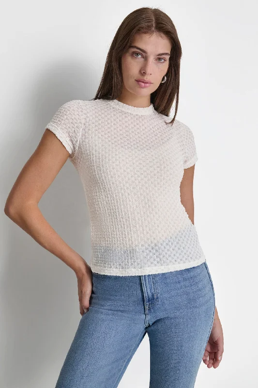 Casual Knit TopsPEBBLE LACE TOP